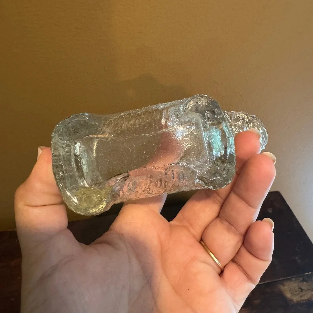 Vintage 1930's L. E. Smith Pressed‎ Glass Scottie Dog Creamer
